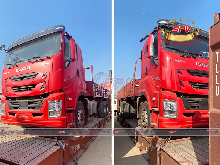 Cargo Truck ISUZU GIGA 6X4 - Loading 1